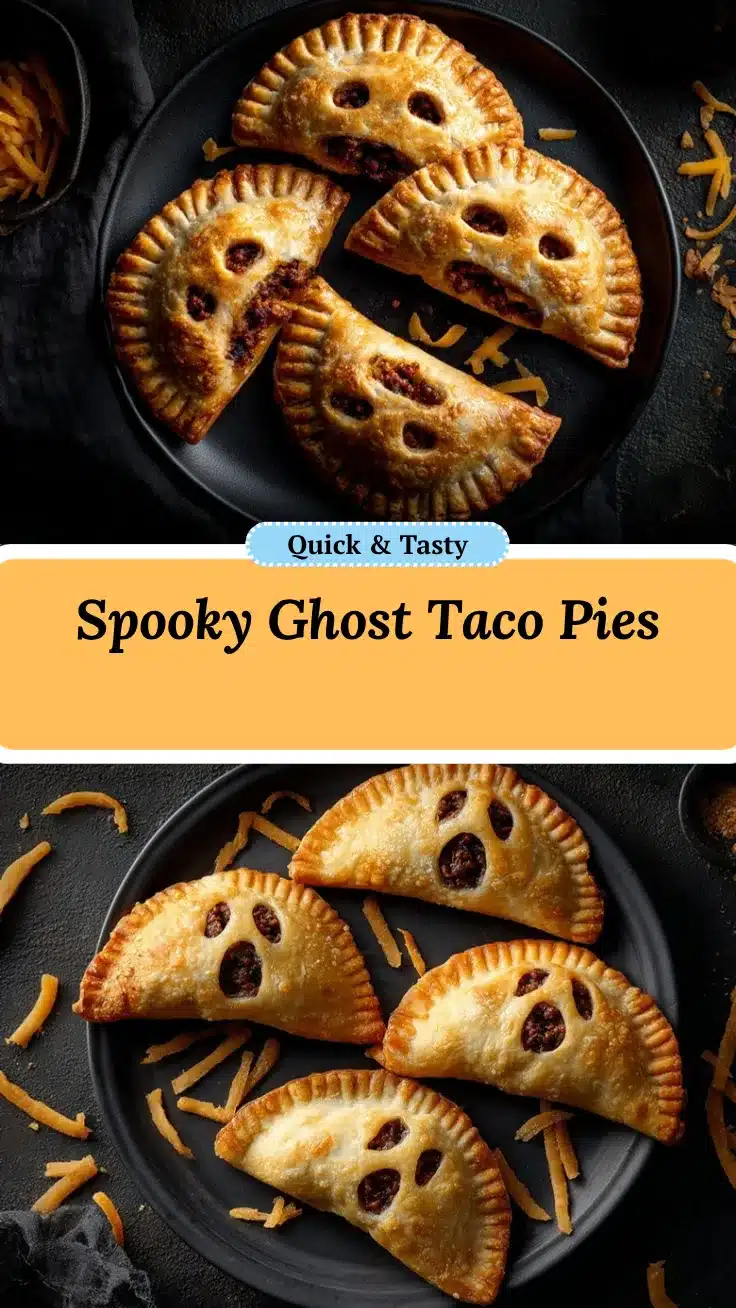 Spooky Ghost Taco Hand Pies recipe