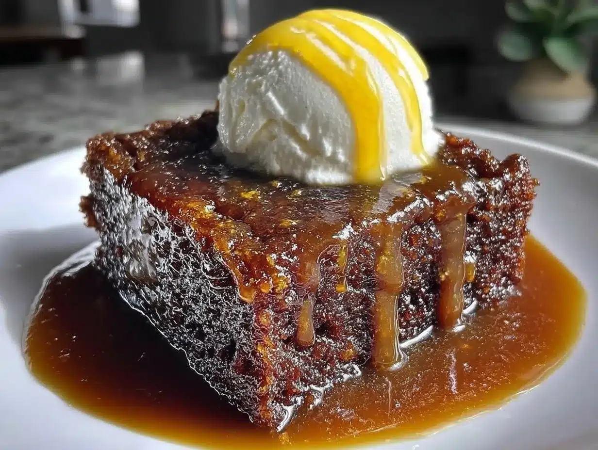 sticky toffee pudding preparation steps