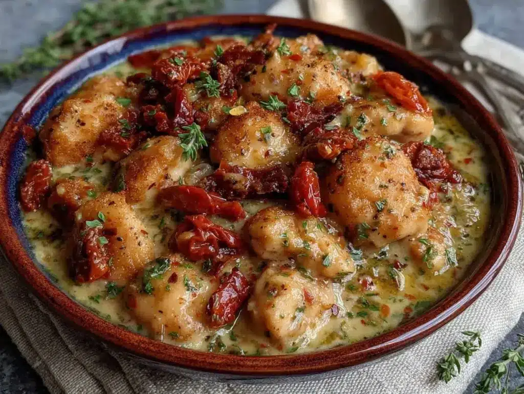 sun-dried tomato chicken - featured image