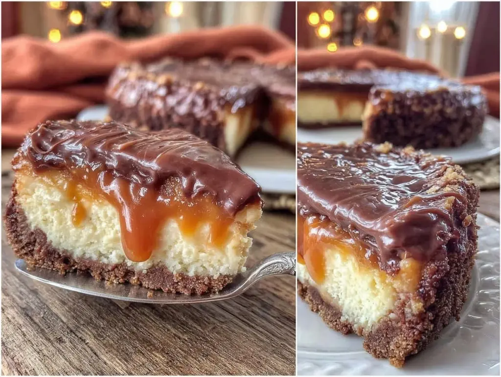 Twix Cheesecake Pie - featured image