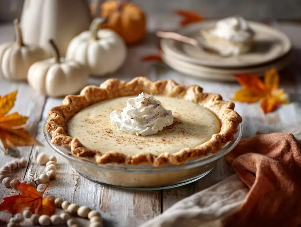 White Chocolate Pumpkin Pie - featured image