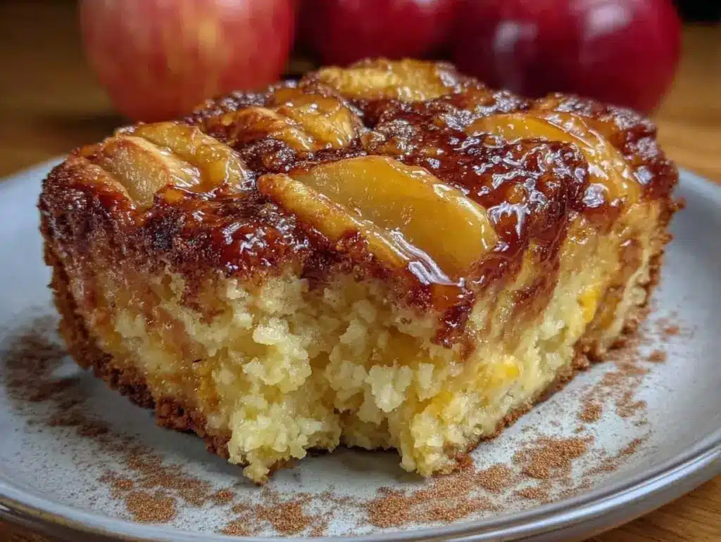apple cinnamon sheet cake - featured image