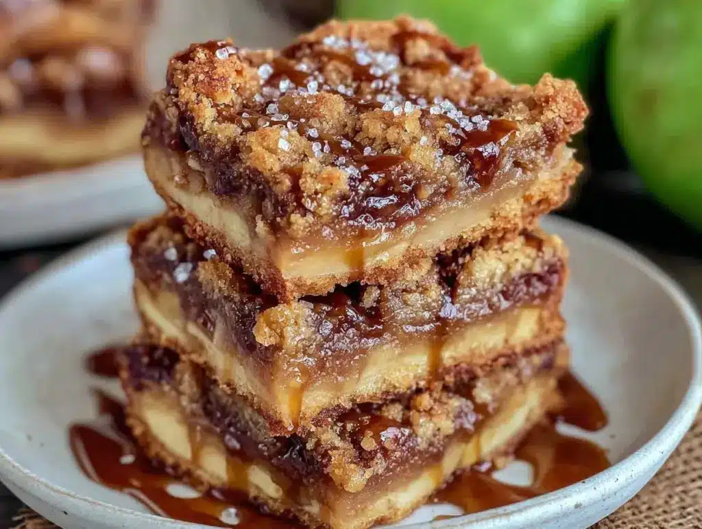 apple pie bars - featured image