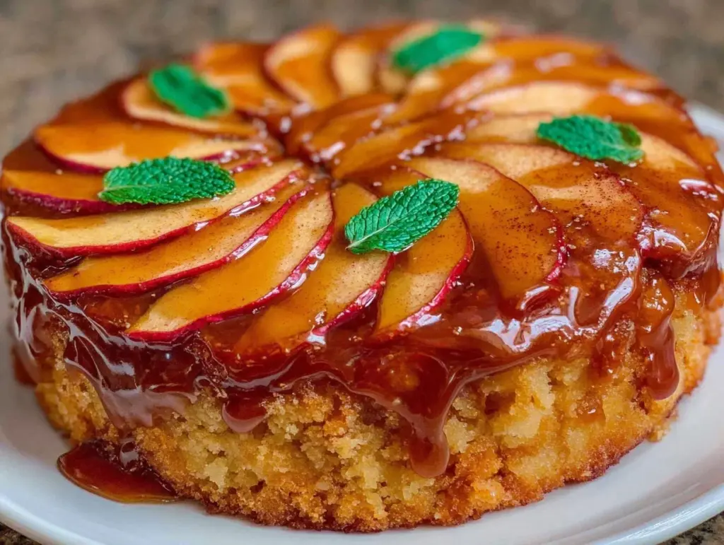 apple upside down cake - featured image