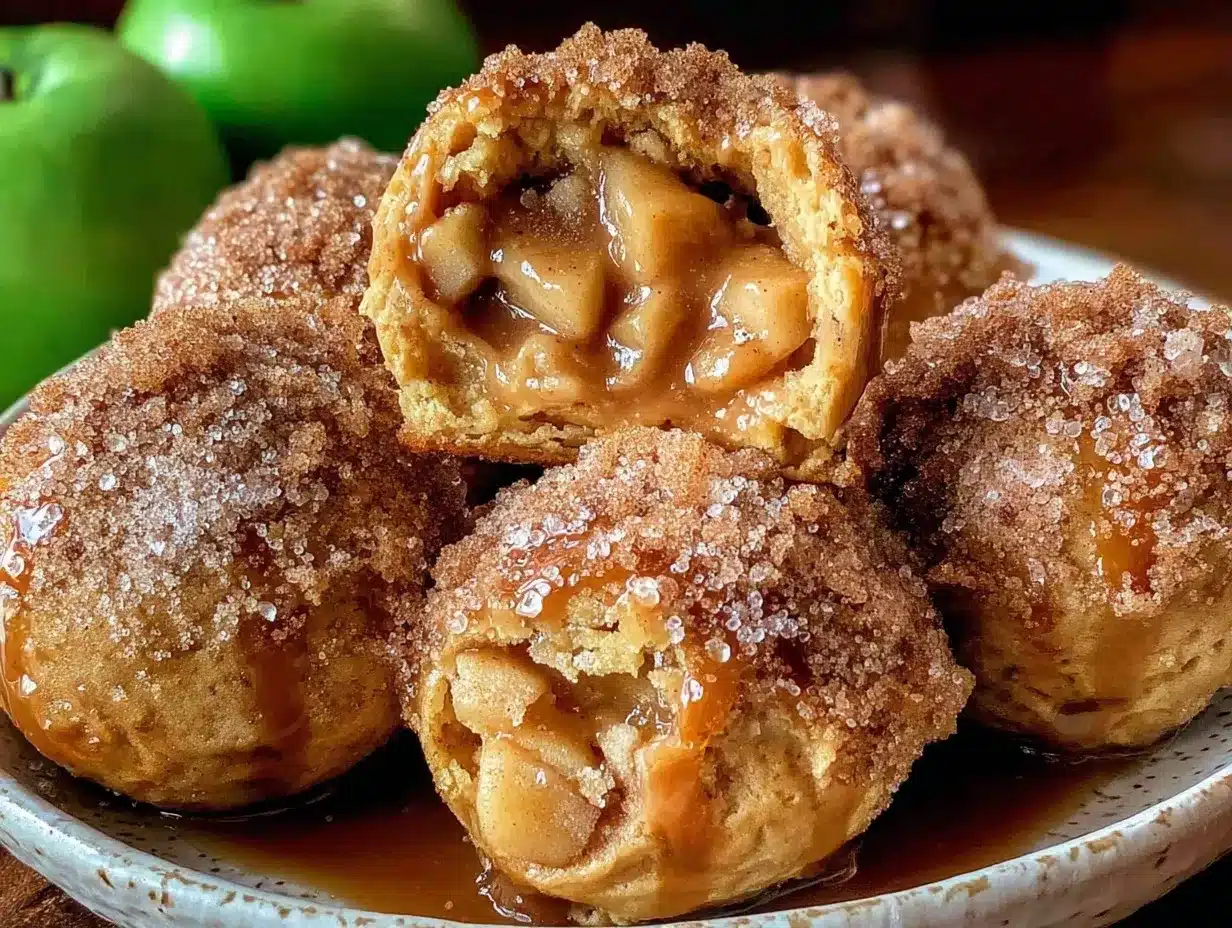 caramel apple pie bombs preparation steps