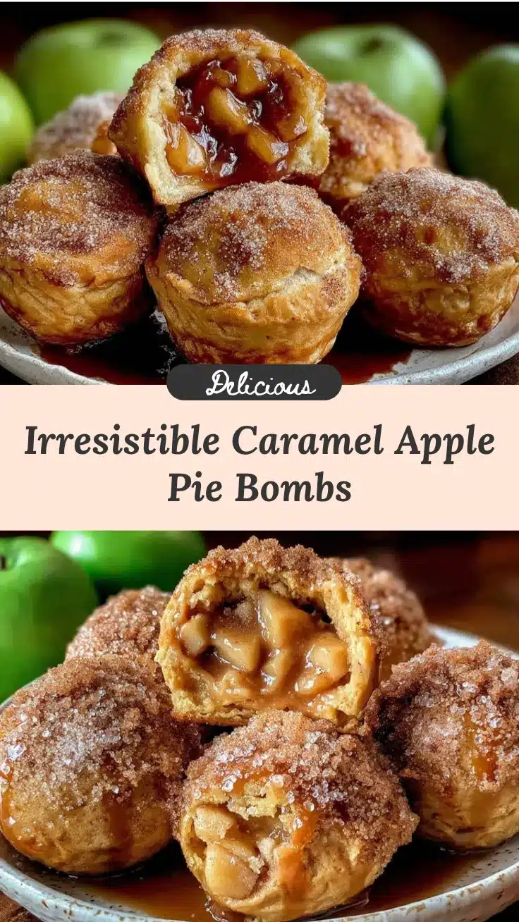 caramel apple pie bombs recipe