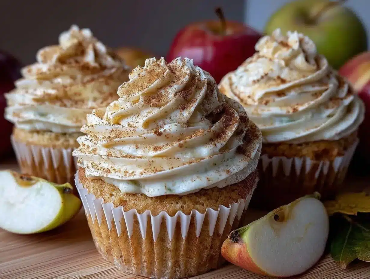 cozy apple cider cupcakes preparation steps