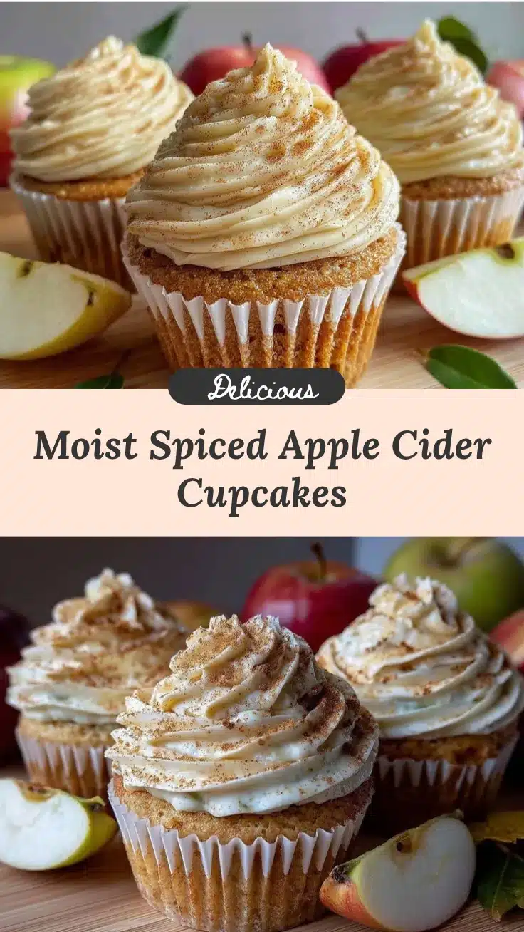cozy apple cider cupcakes recipe