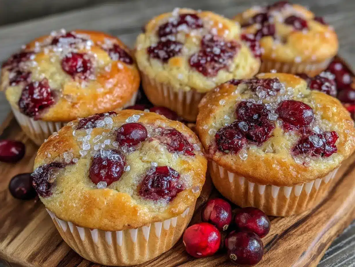 cranberry orange muffins recipe preparation steps