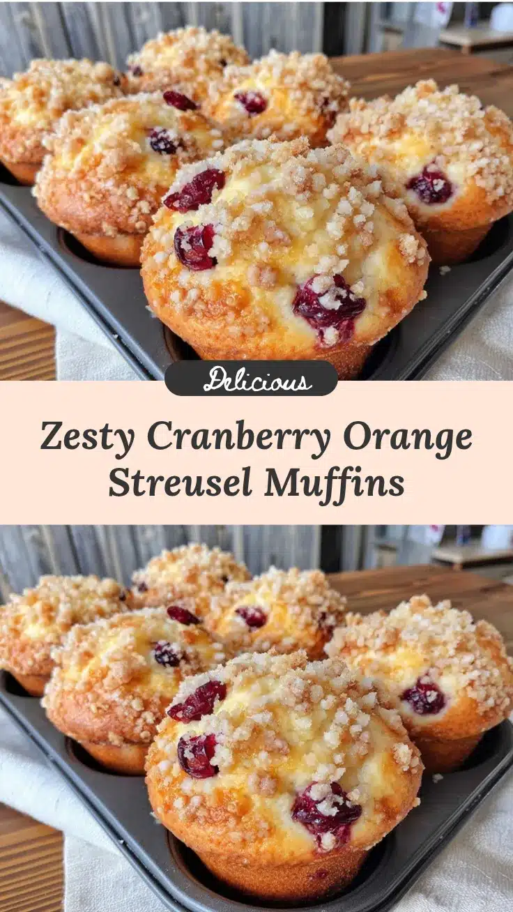 cranberry orange streusel muffins recipe