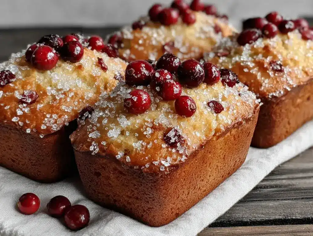 cranberry quick bread - featured image
