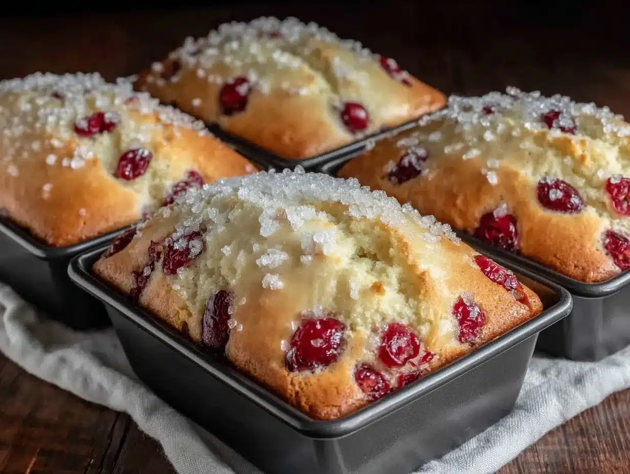 cranberry quick bread preparation steps