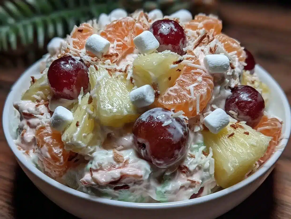creamy ambrosia salad recipe preparation steps