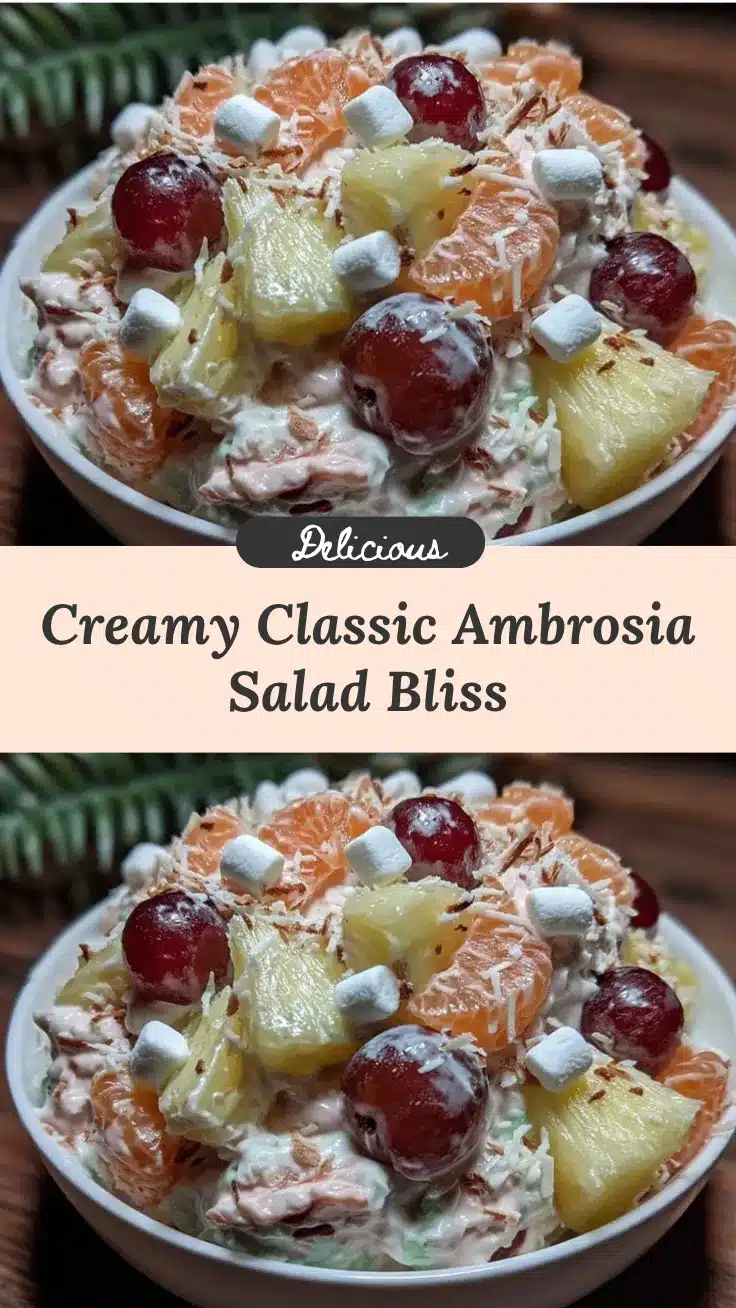 creamy ambrosia salad recipe recipe