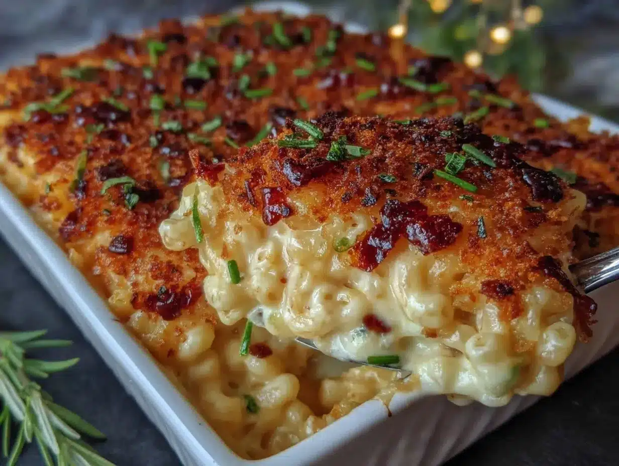 creamy baked mac and cheese preparation steps
