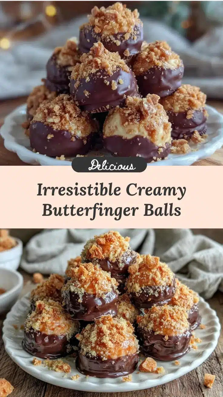 creamy Butterfinger balls recipe recipe