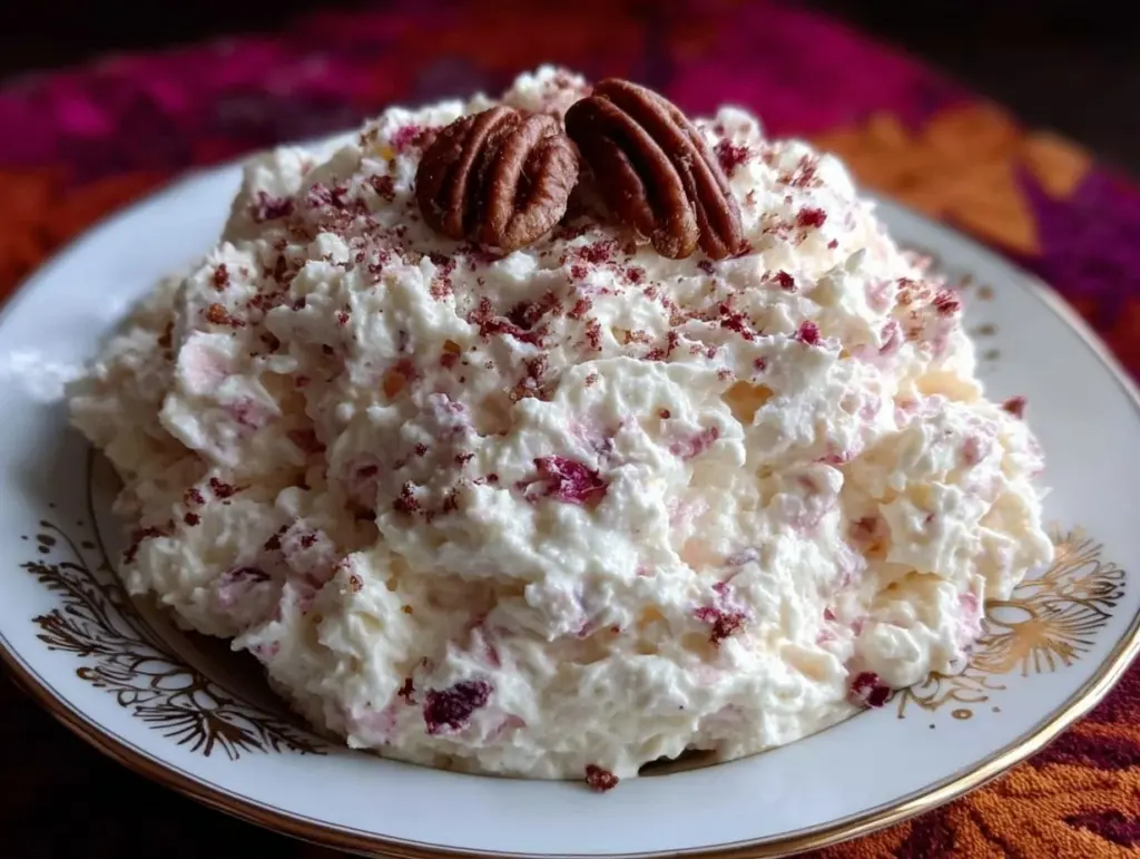creamy pink lady salad - featured image