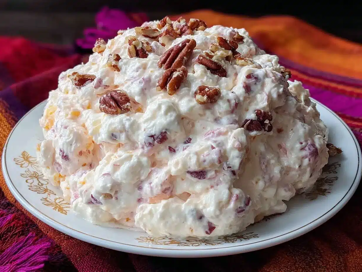 creamy pink lady salad preparation steps