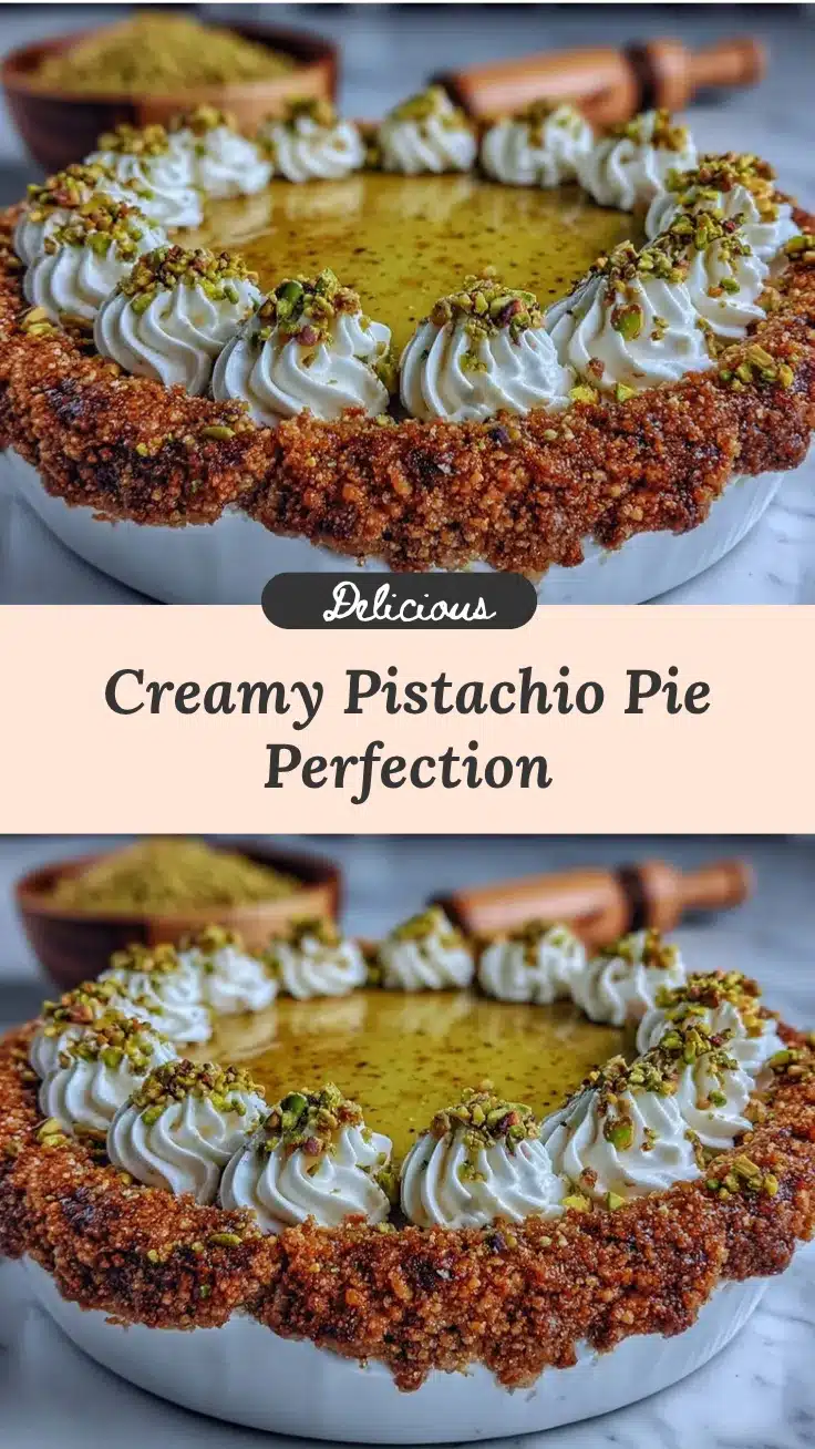 creamy pistachio pie recipe