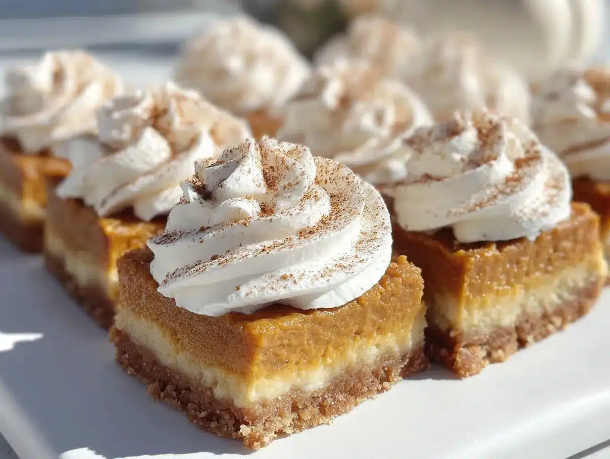 creamy pumpkin pie bars preparation steps