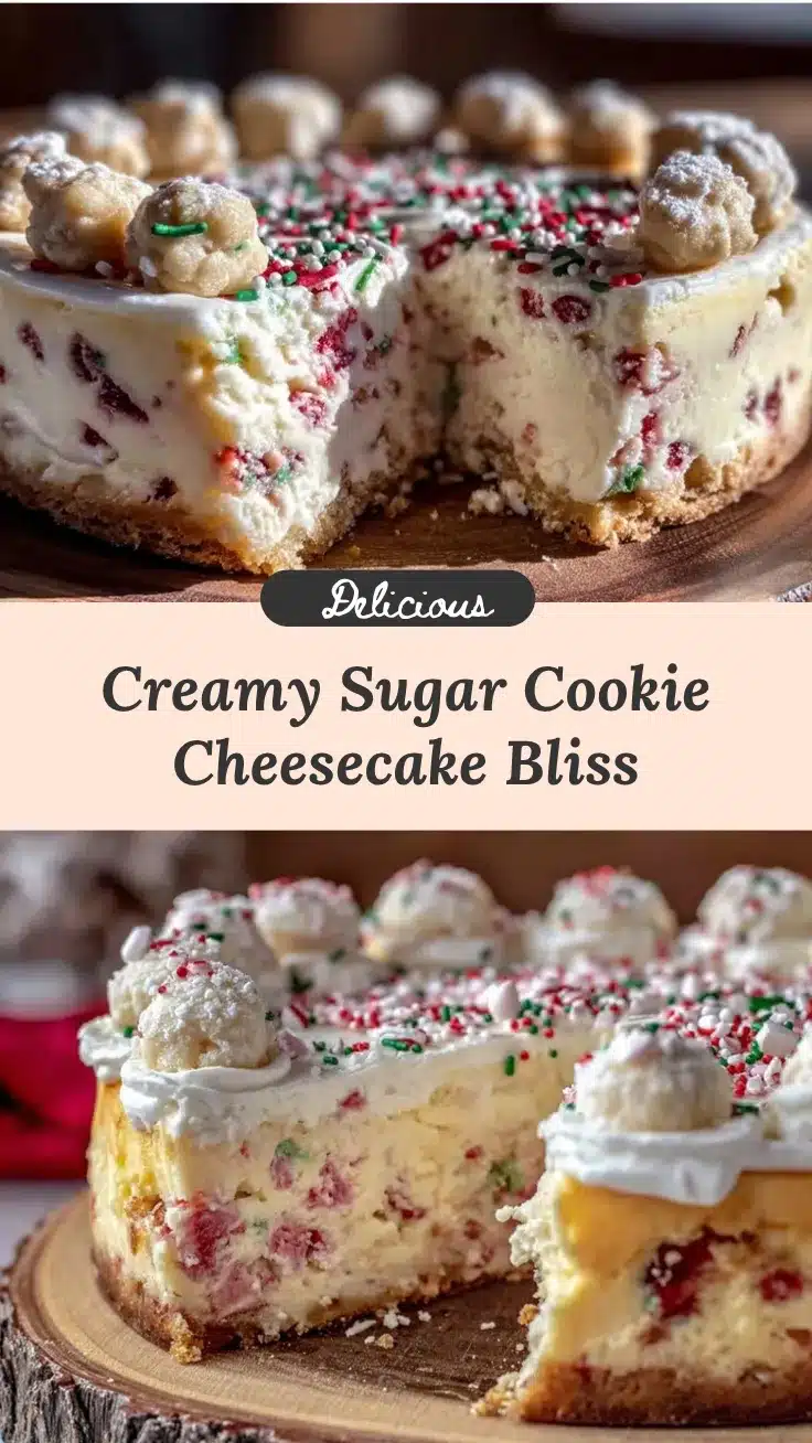 creamy sugar cookie cheesecake recipe