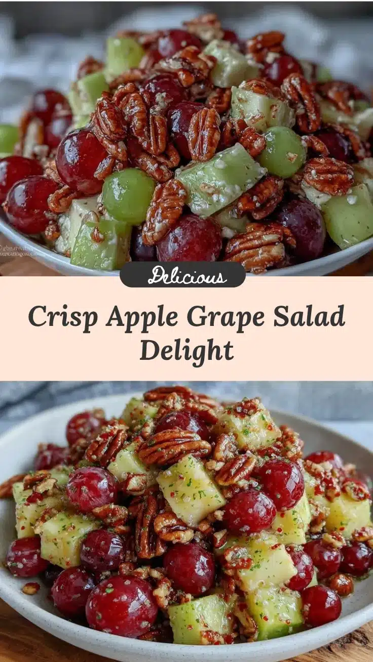 fresh apple and red grape salad recipe