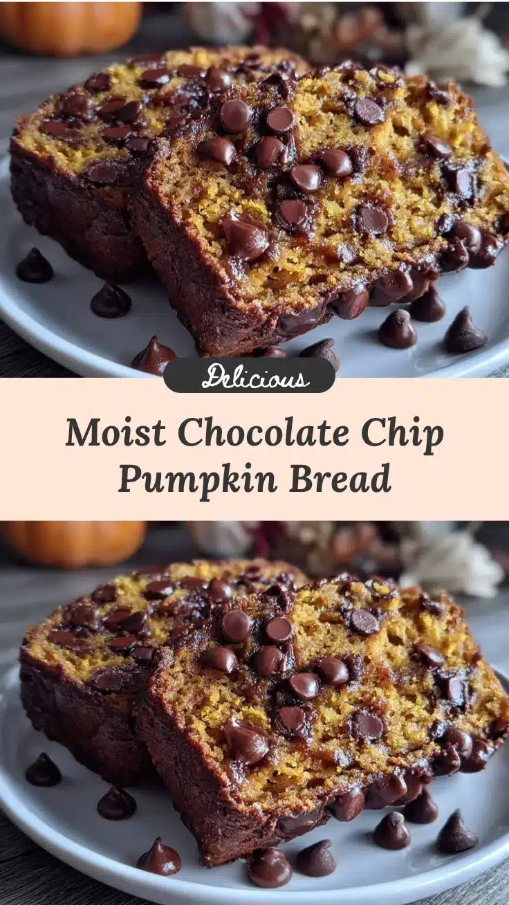 moist chocolate chip pumpkin bread recipe
