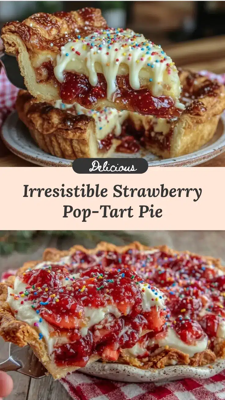 strawberry pop-tart pie recipe