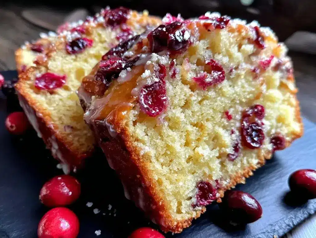 tender orange cranberry bread - featured image