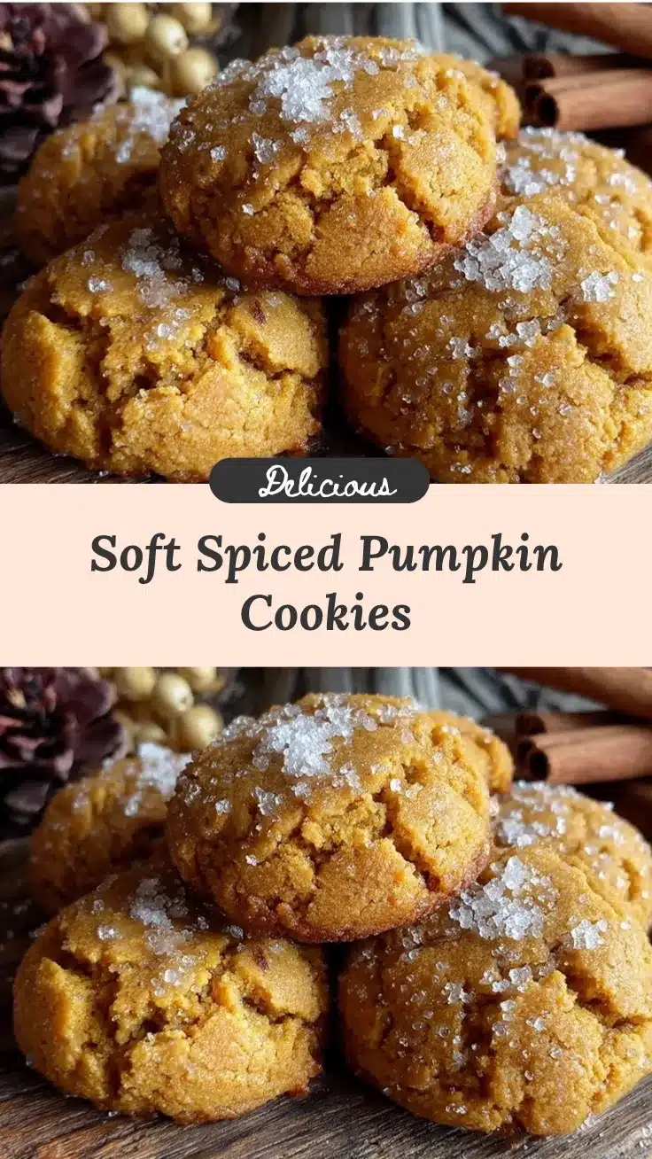 tender soft chewy pumpkin cookies recipe