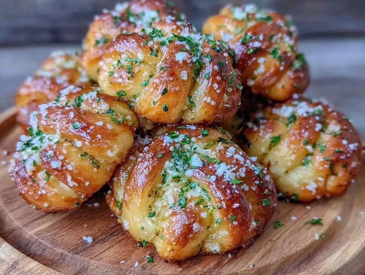 air fryer garlic knots preparation steps