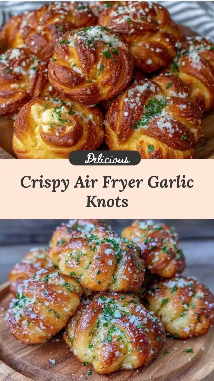 air fryer garlic knots recipe