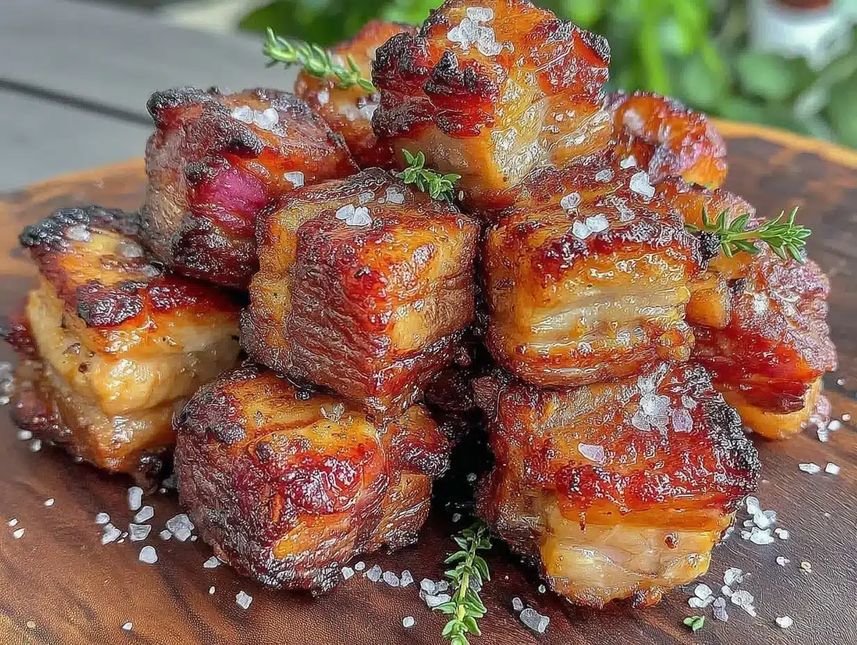 air fryer pork belly bites preparation steps