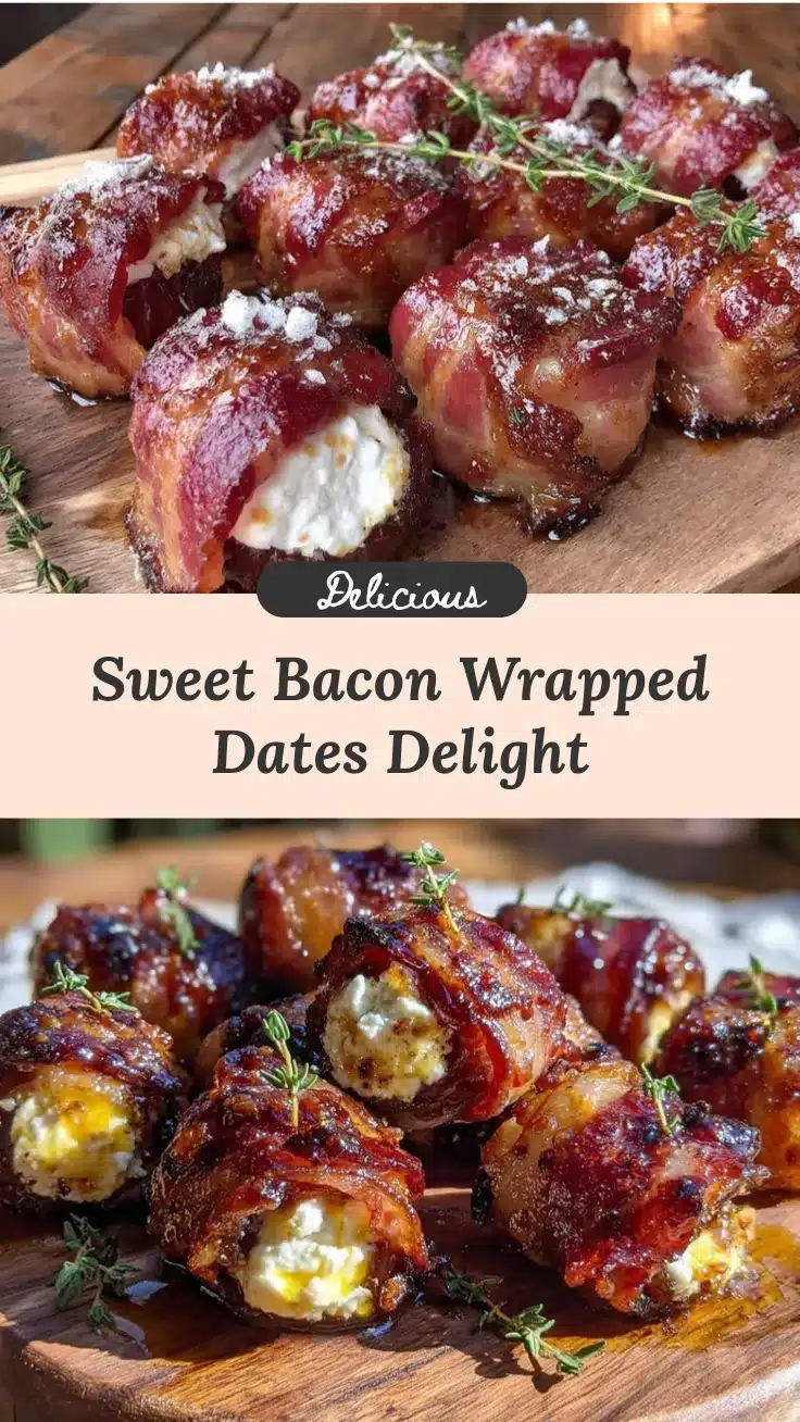 bacon wrapped dates with goat cheese recipe