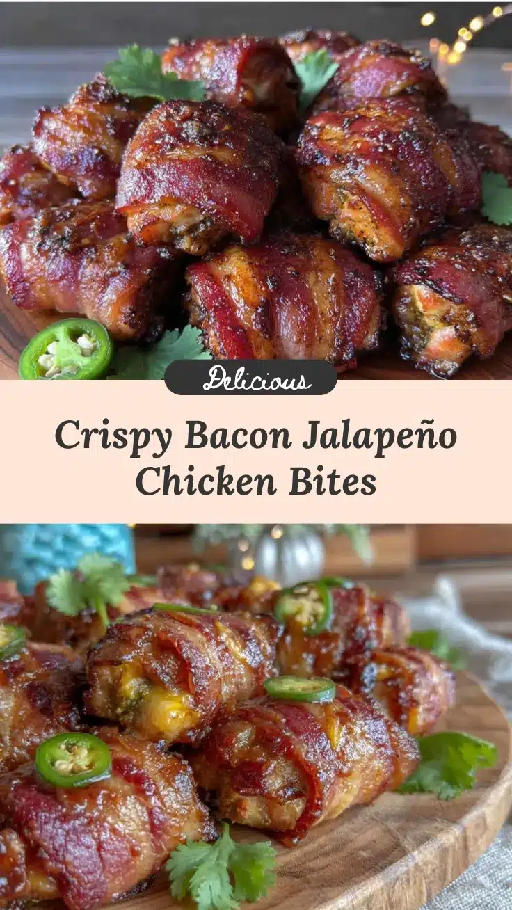 bacon-wrapped jalapeño chicken bites recipe