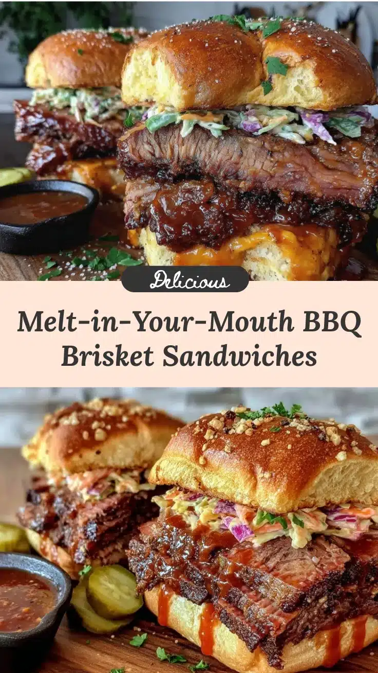 BBQ beef brisket sandwiches recipe