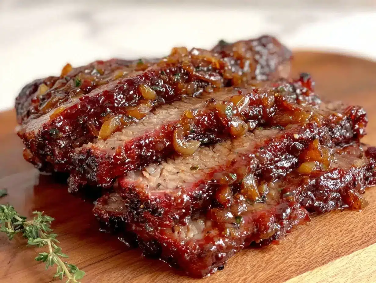 beef brisket with caramelized onions preparation steps