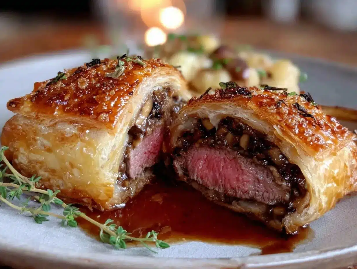 beef Wellington recipe preparation steps