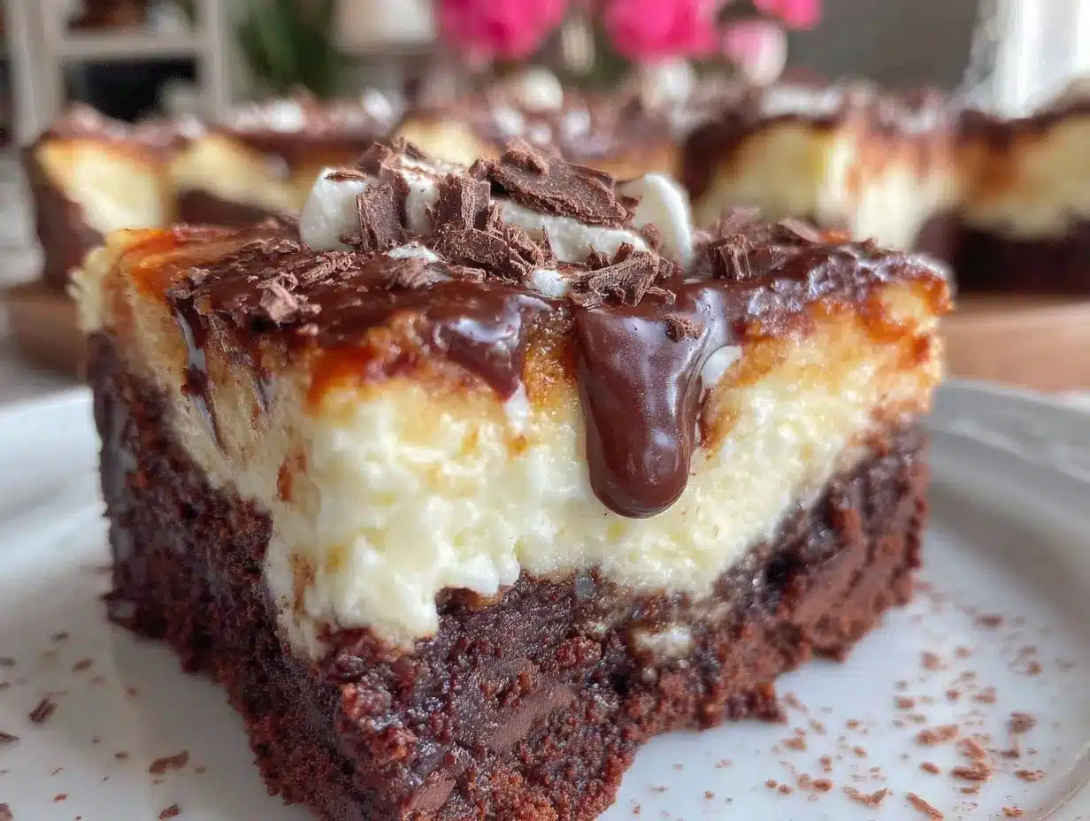 brownie bottom cheesecake recipe preparation steps