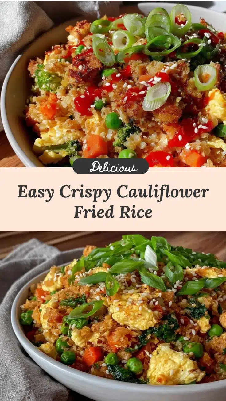 cauliflower fried rice meal prep recipe