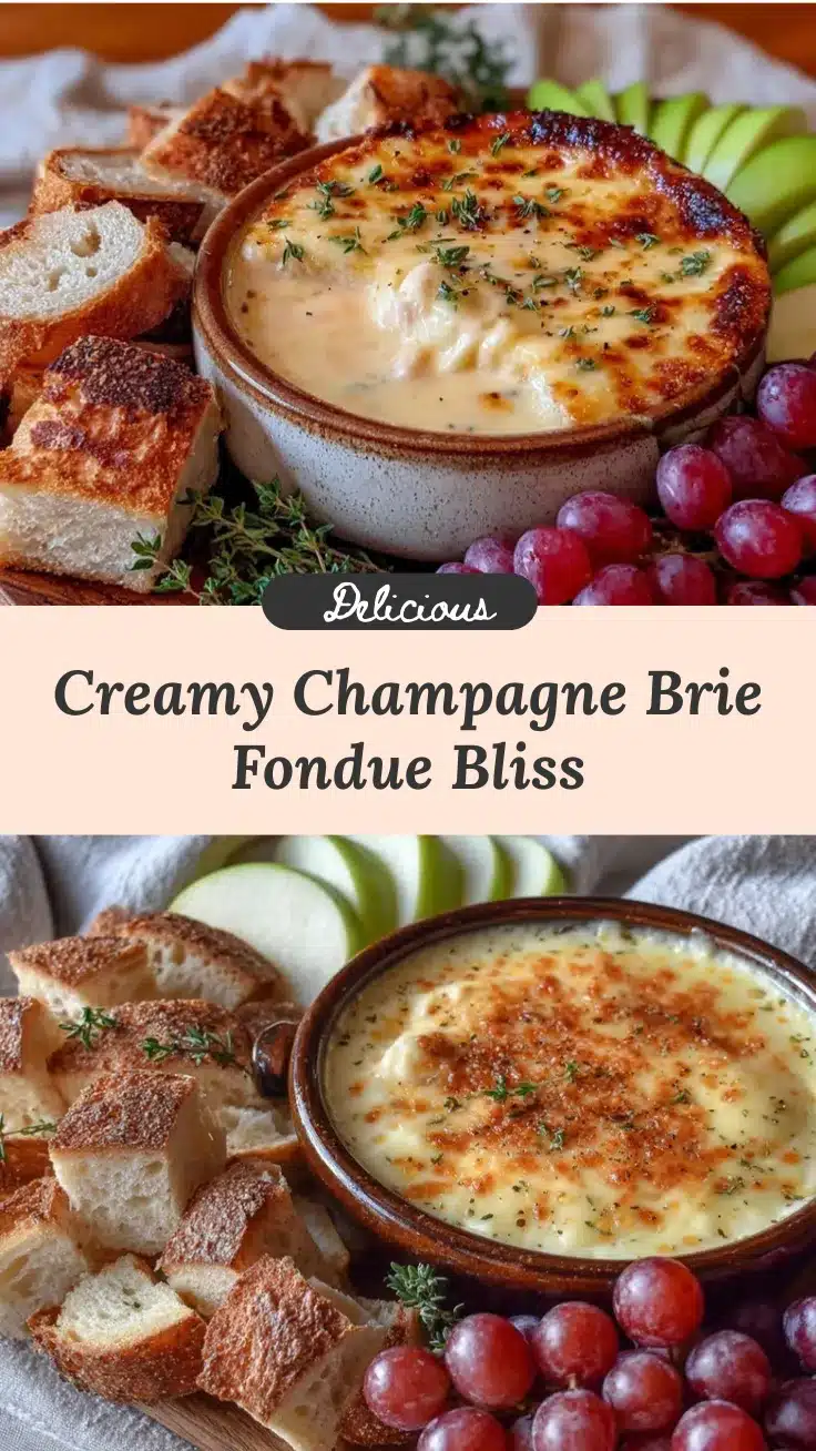 champagne brie fondue recipe