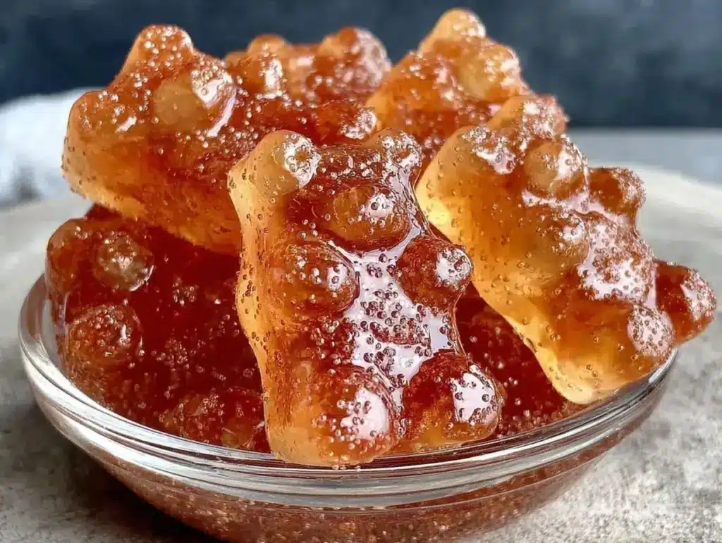 champagne gummy bears recipe - featured image