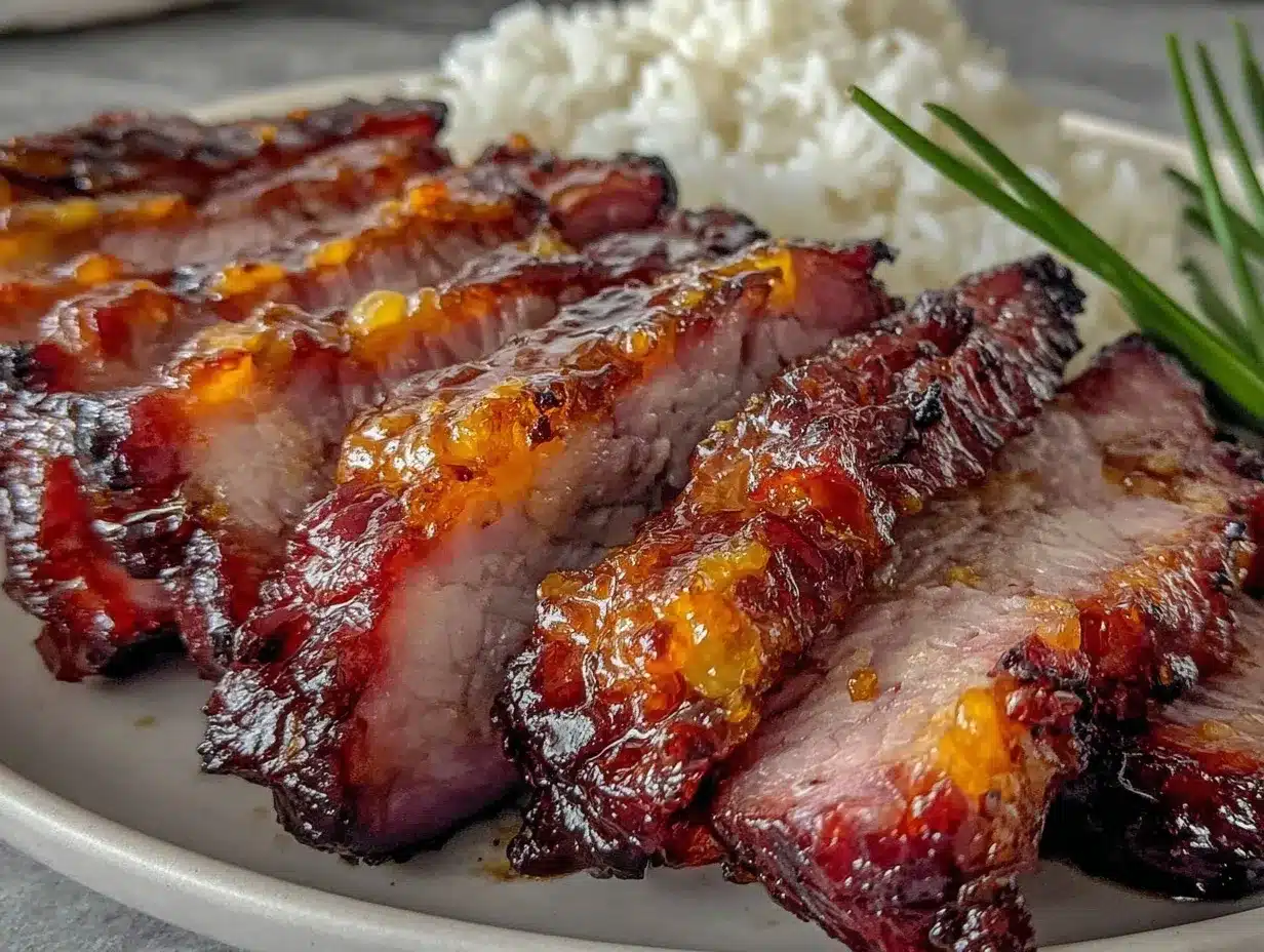 char siu Chinese BBQ pork recipe preparation steps
