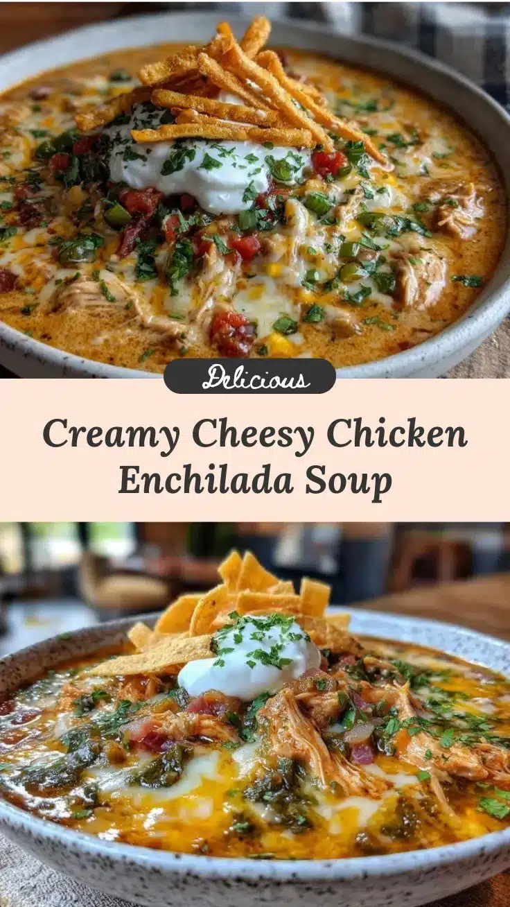 cheesy chicken enchilada soup recipe