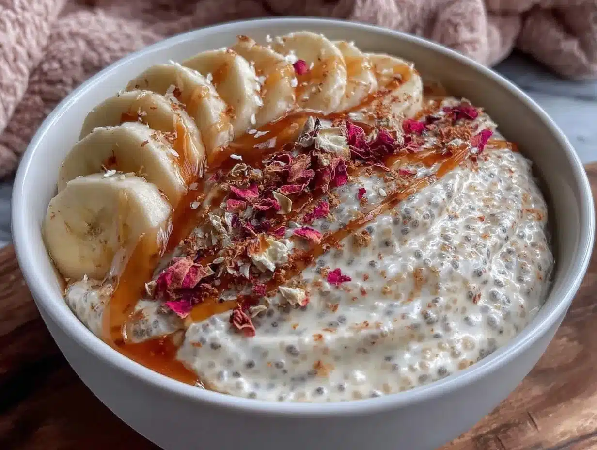 chia pudding bowl preparation steps