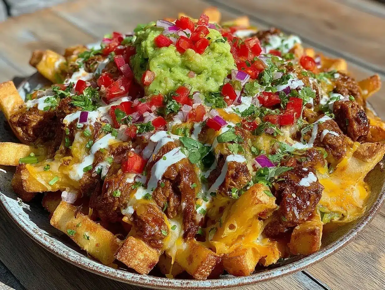 chicken nacho fries recipe preparation steps