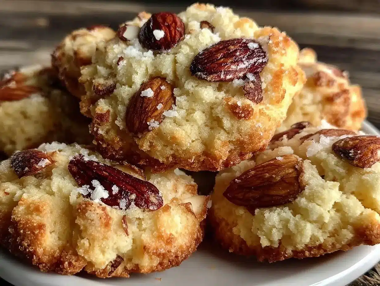 Chinese almond cookies recipe preparation steps
