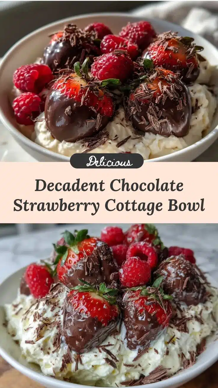 chocolate covered strawberries cottage cheese bowl recipe