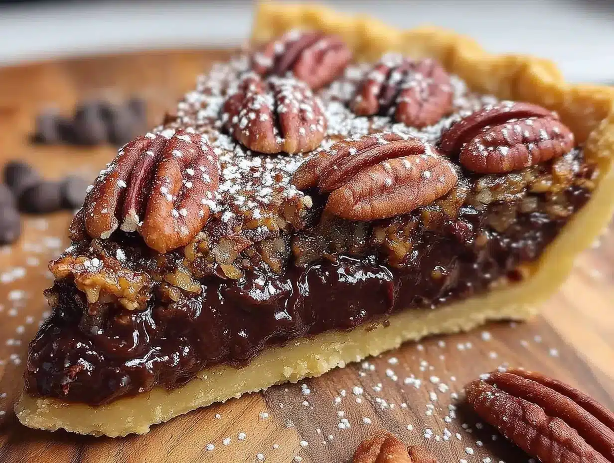 chocolate pecan pie recipe preparation steps