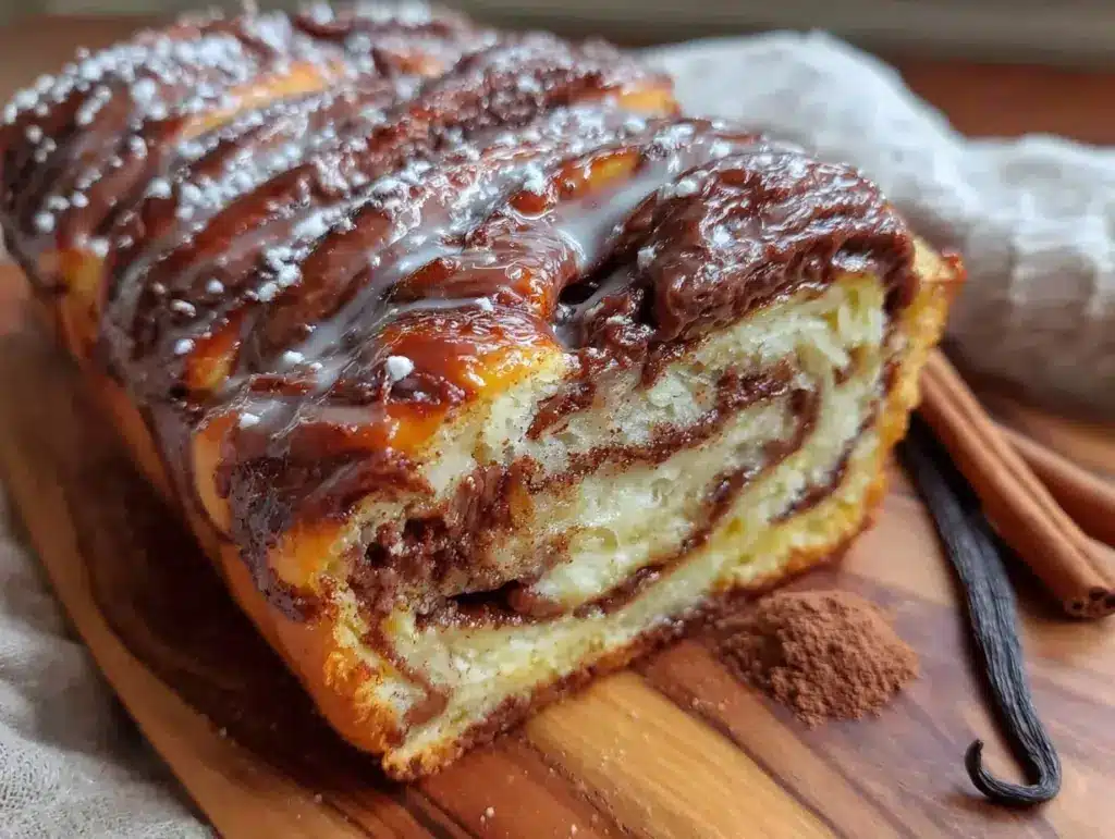 chocolate swirl babka - featured image